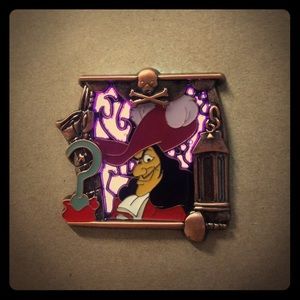 Disney SodaFountain Stained Glass Captain Hook Pin